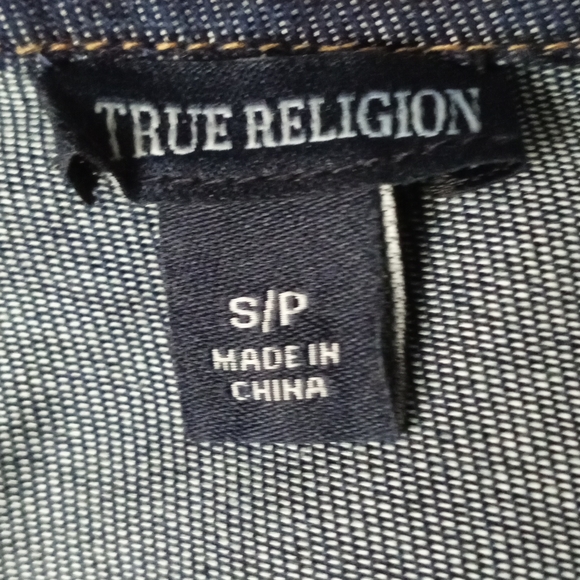 True Religion Sleeveless Denim Tunic - Picture 5 of 6